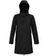 03794 Lds Achille NEOBLU Ladies Achille Long Soft Shell Jacket Deep Black colour image